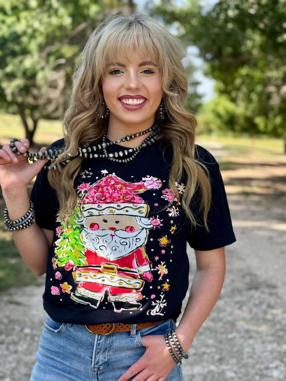 Santa Claus Graphic T-Shirt - Texas True