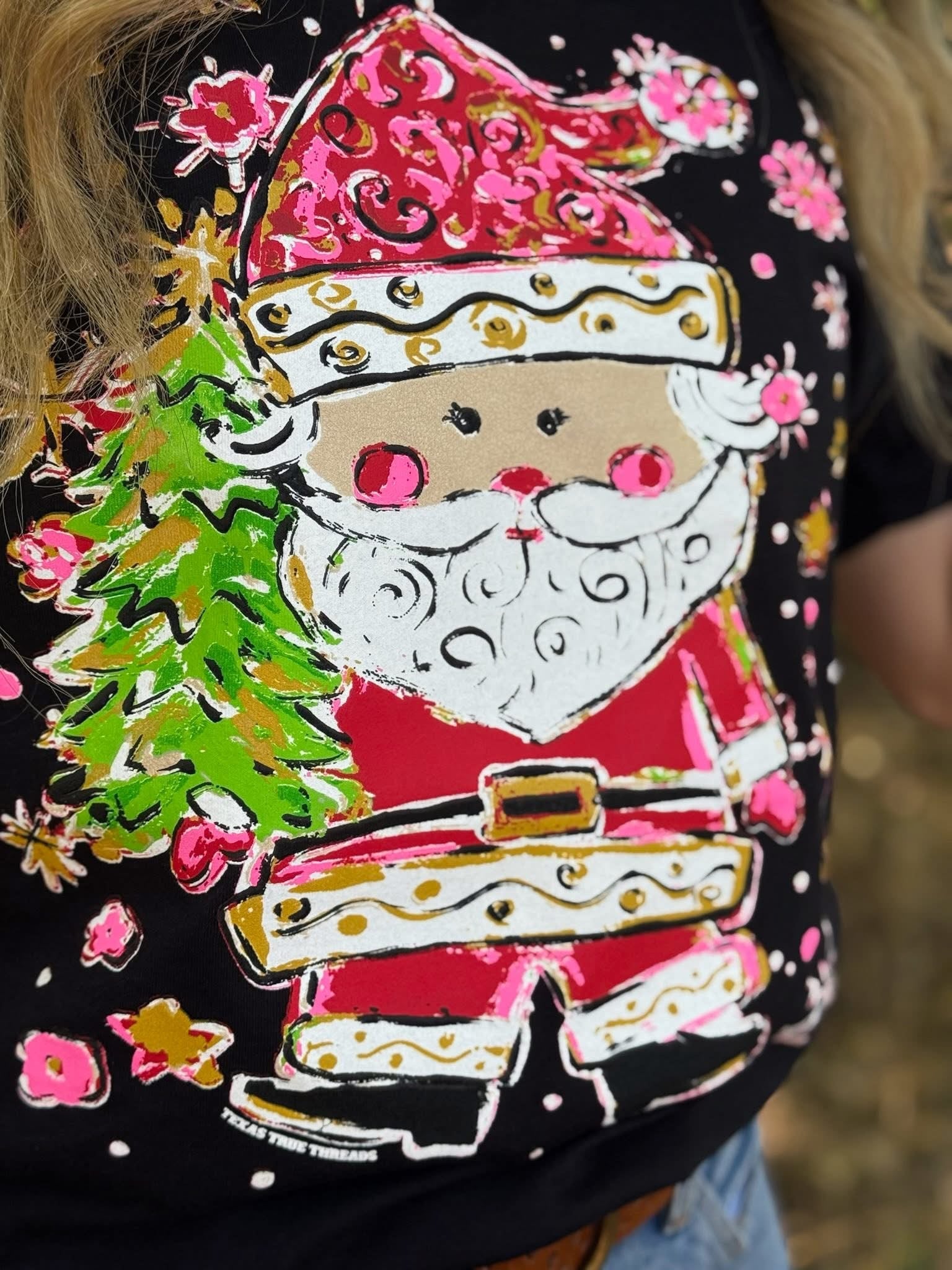 Santa Claus Graphic T-Shirt - Texas True