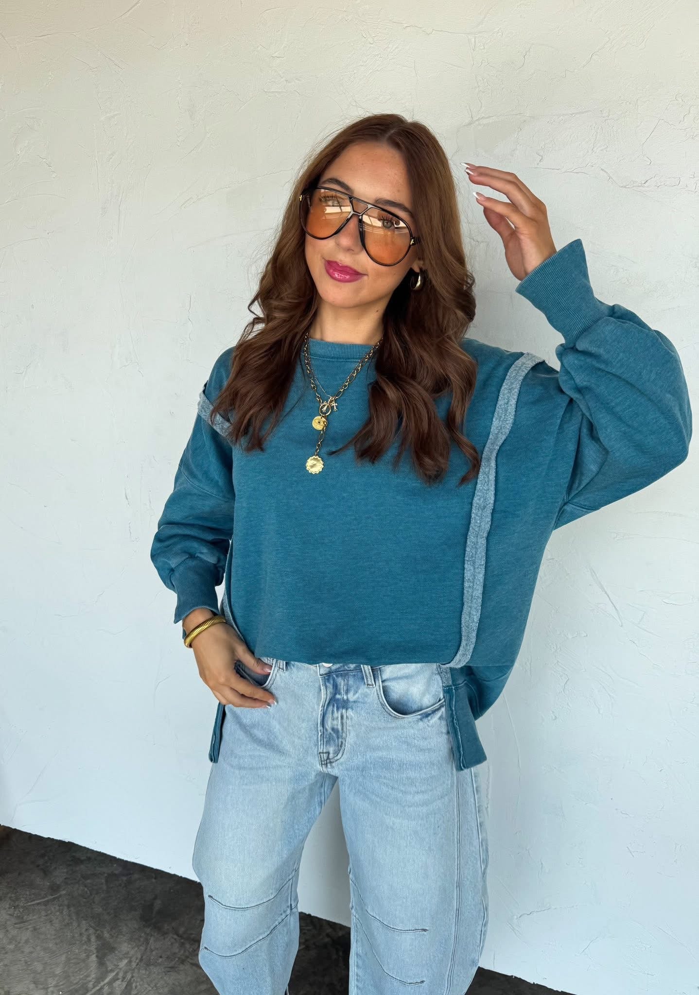 Light weight pullover that is available in small to xlarge.
