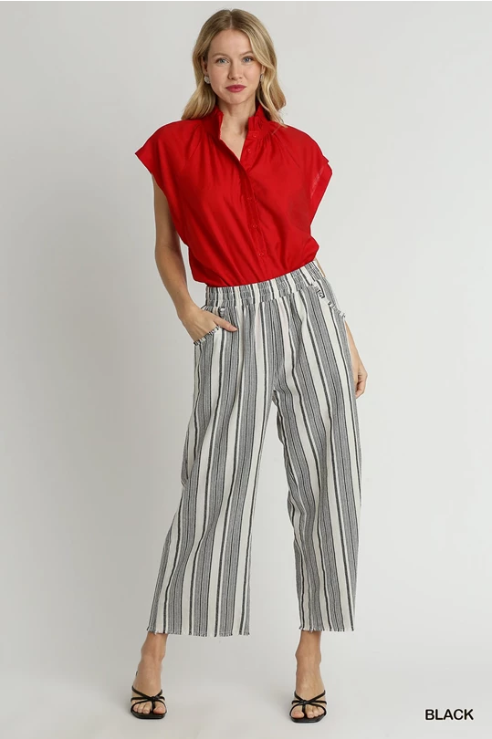 Over The Moon Striped Pants