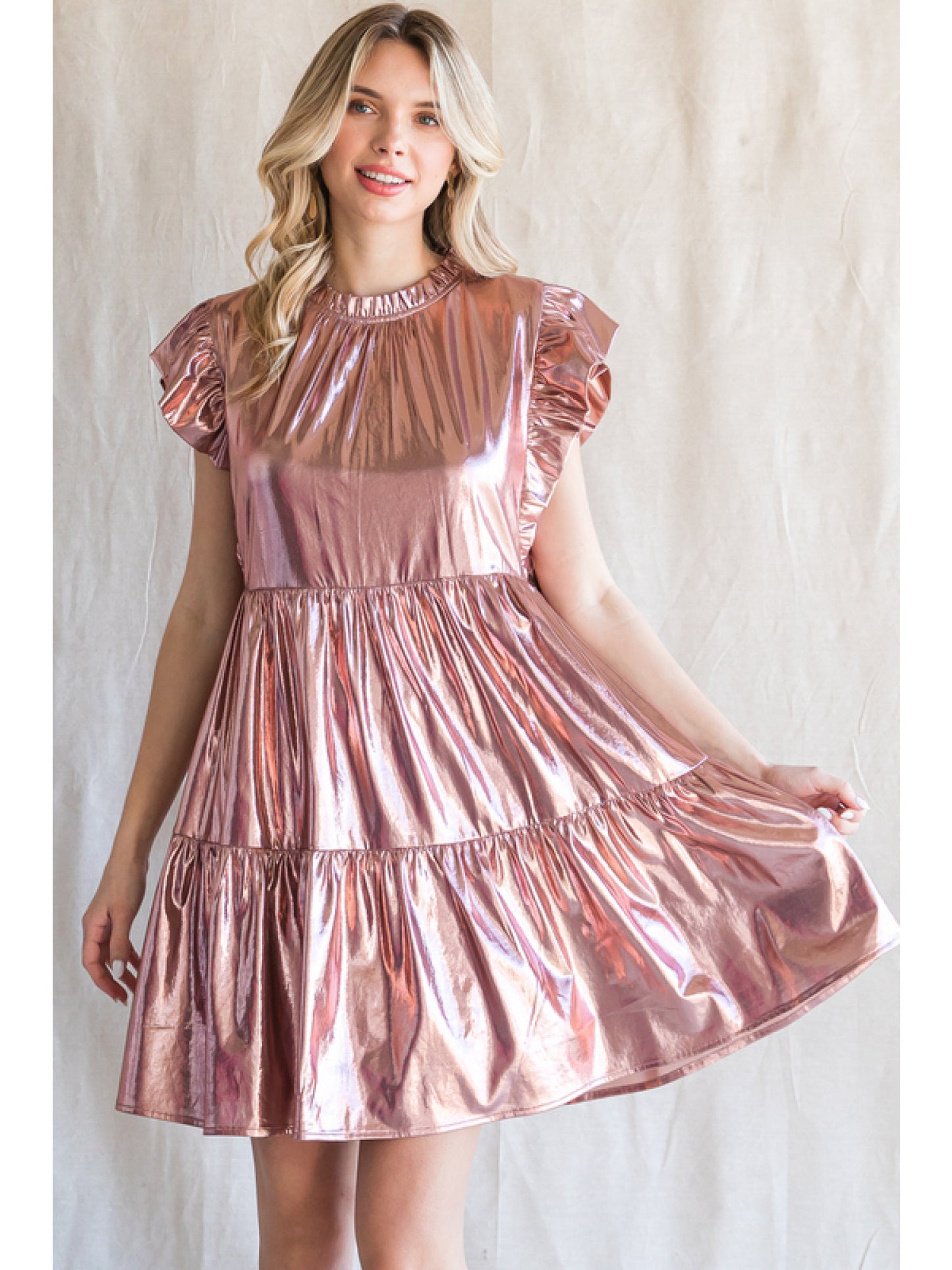 I’ll Love You Metallic Dress