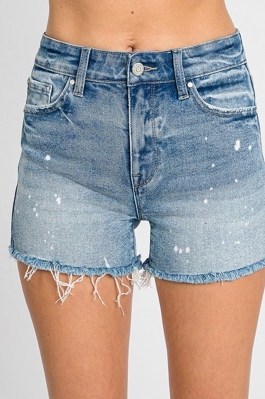 Let’s Run Away HighRise Comfort Denim Shorts