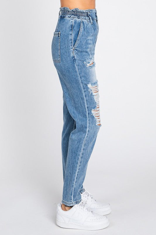 Be Bold High Rise Mom Jean