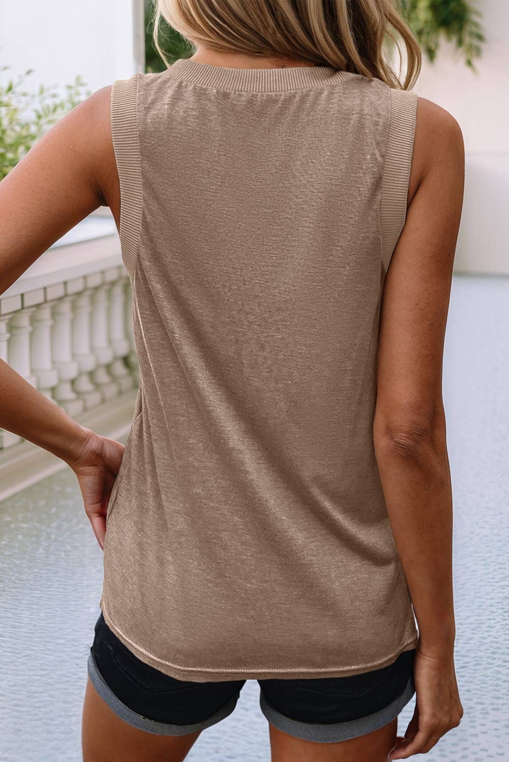 Sequined Rodeo Graphic Western Fashion Tank Top