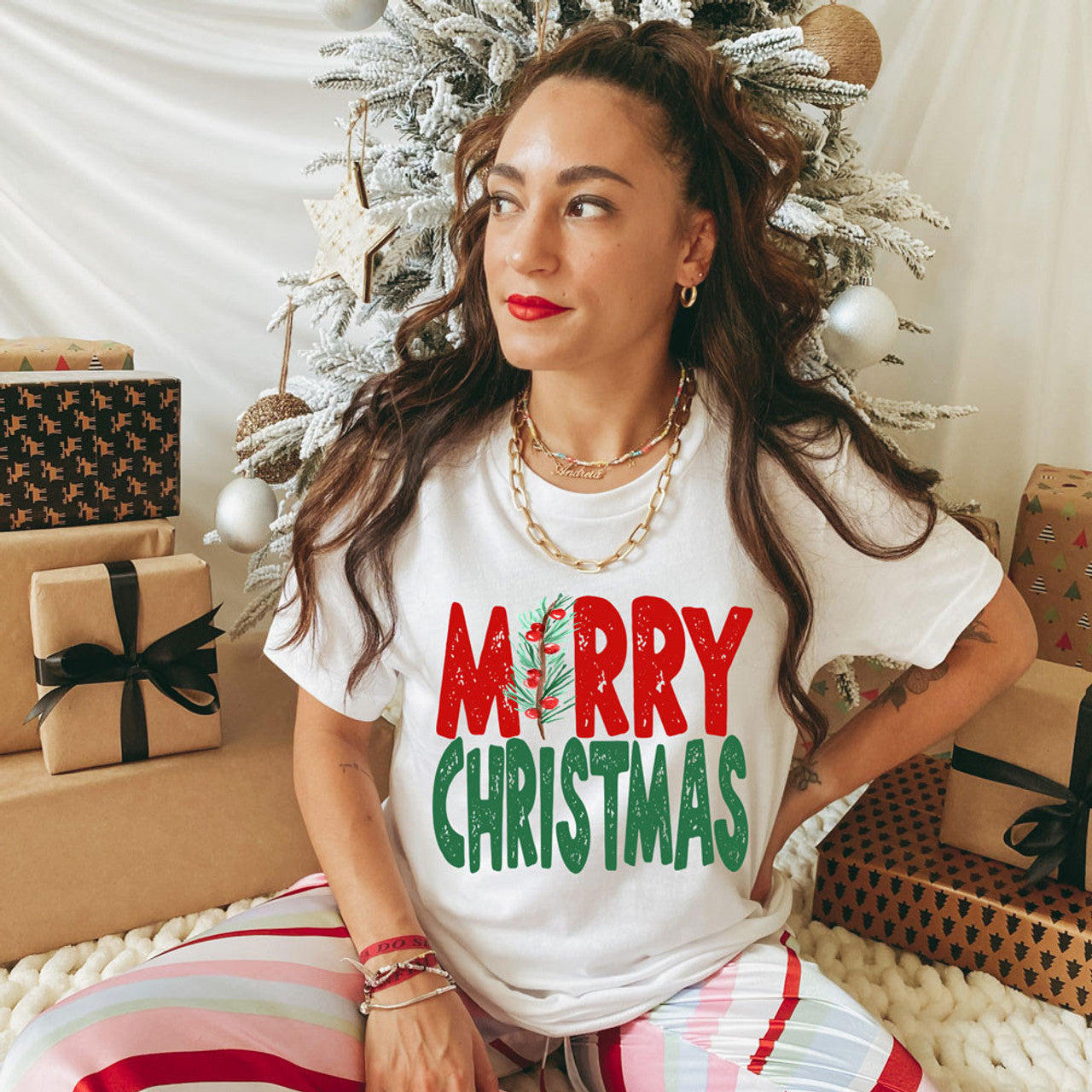Merry Christmas Graphic T-Shirt