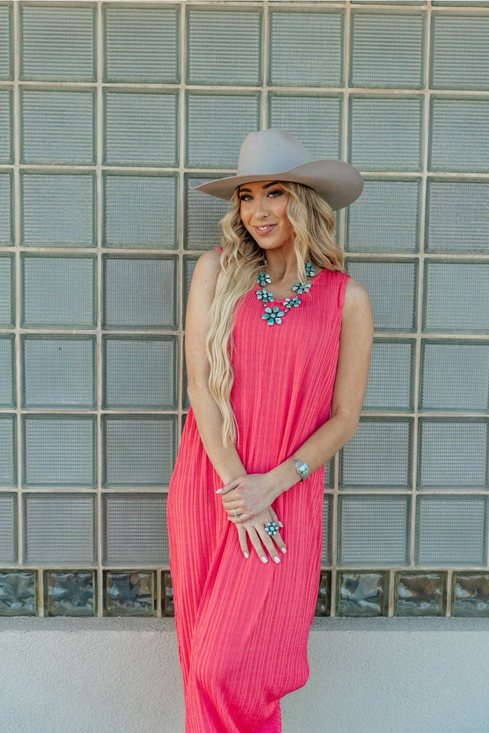 Party Like It's The Wild West Coral Dress