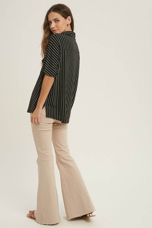 Kallie Button Down Top - BEST SELLER