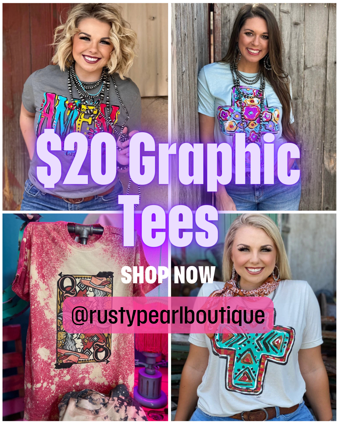 $20 Graphic T-shirt Sale