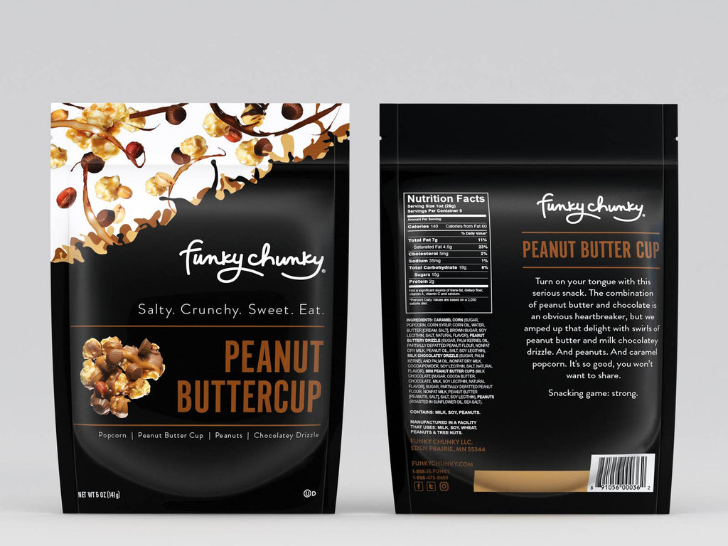 Peanut Butter Cup | Caramel Corn Choco Popcorn | 5oz bags