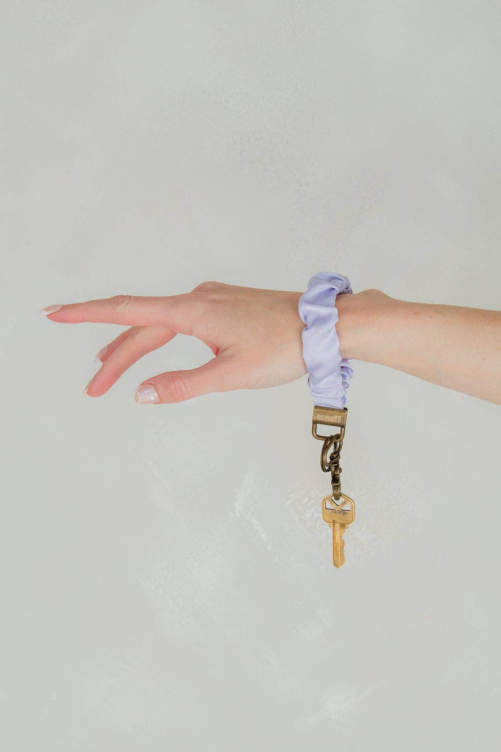 Lavender Dream Satin Keychain