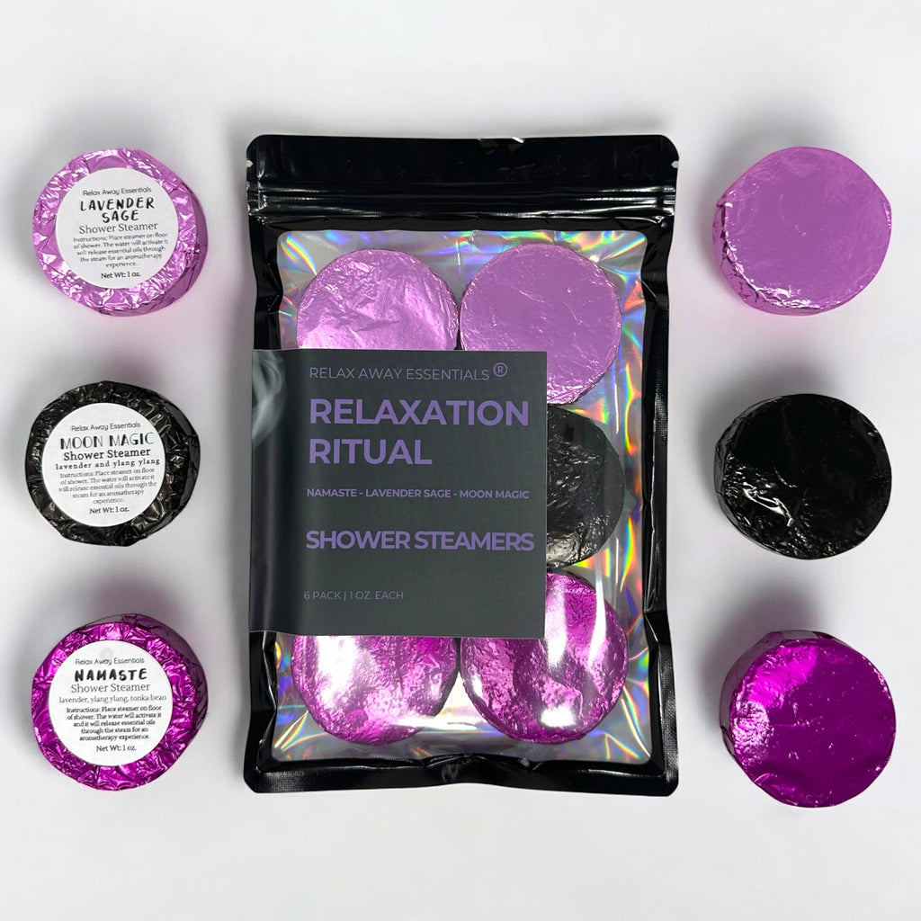 Relaxation - Shower Steamers 6 Pack - Made in USA - Lavender
