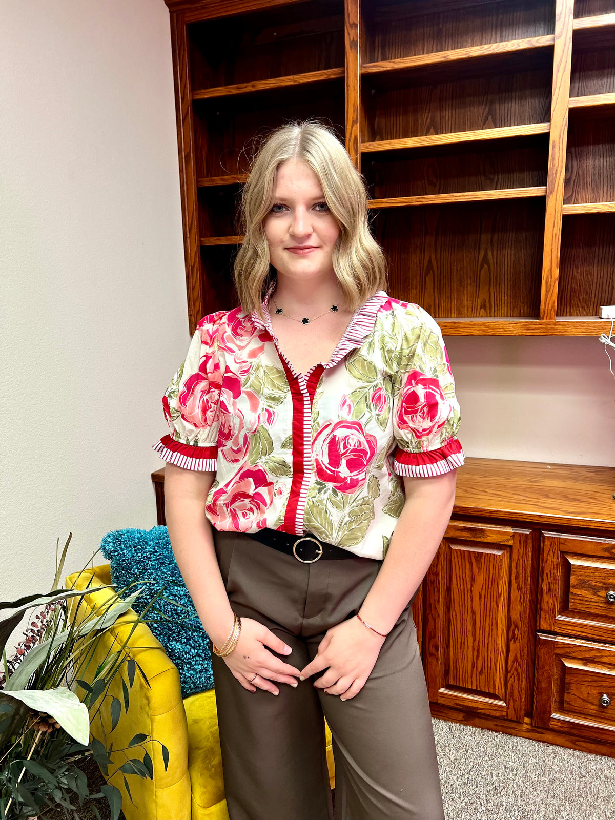 Take Me To The Garden Blouse