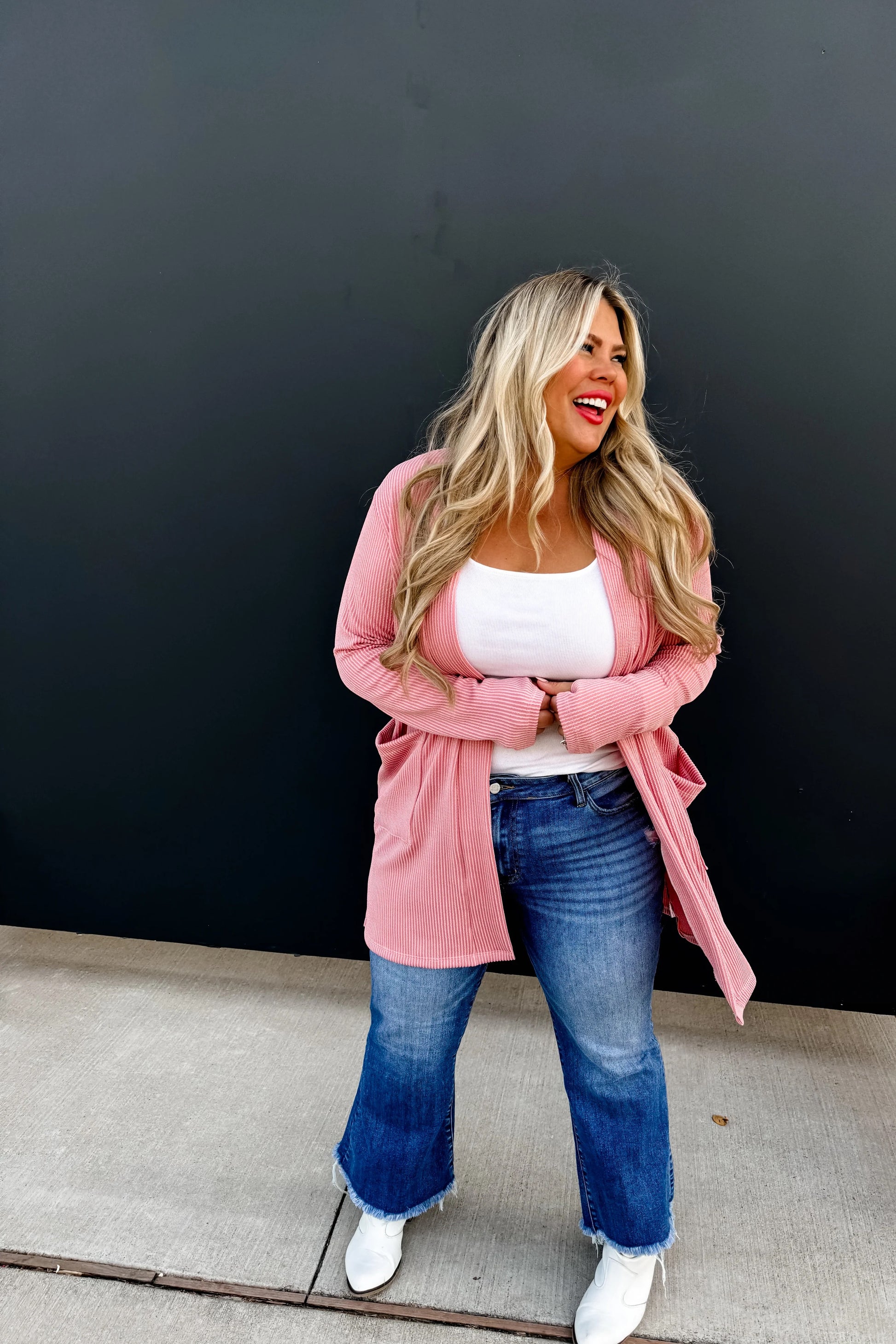 Valentine Reese Ribbed Cardigan - 3 Colors
