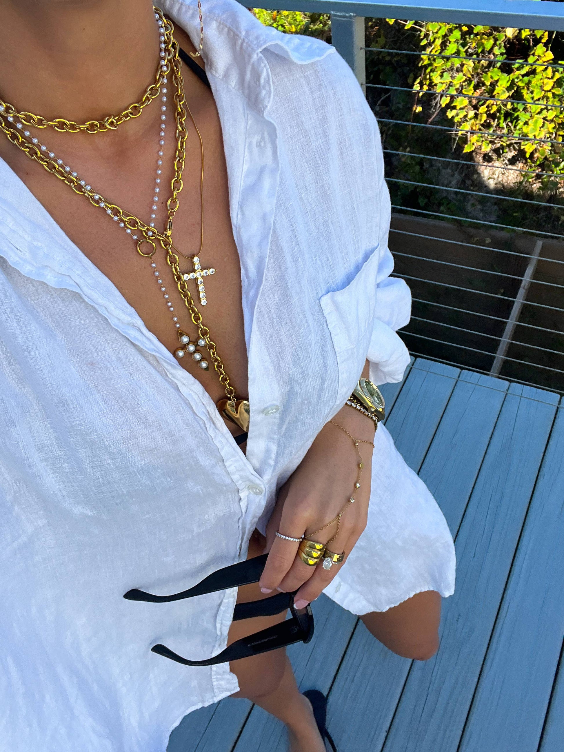 Samantha Diamond Cross Necklace