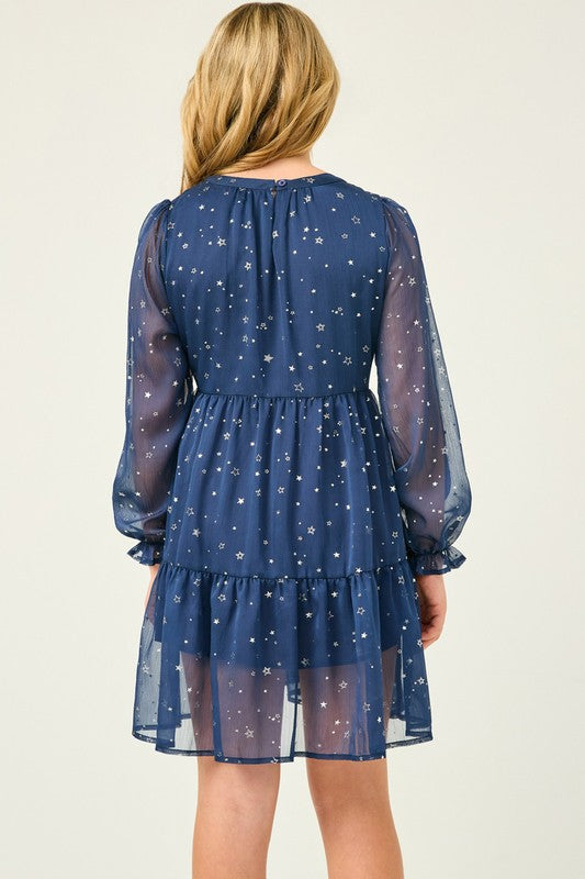 Dancing The Night Sky Away Girls Dress