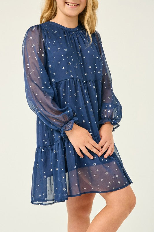 Dancing The Night Sky Away Girls Dress