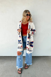 Aztec Reversible Cardigan