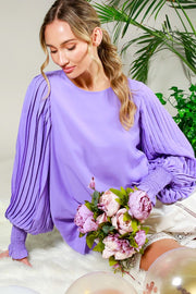 Believe In You Smocking Detail Blouse - Three Colors