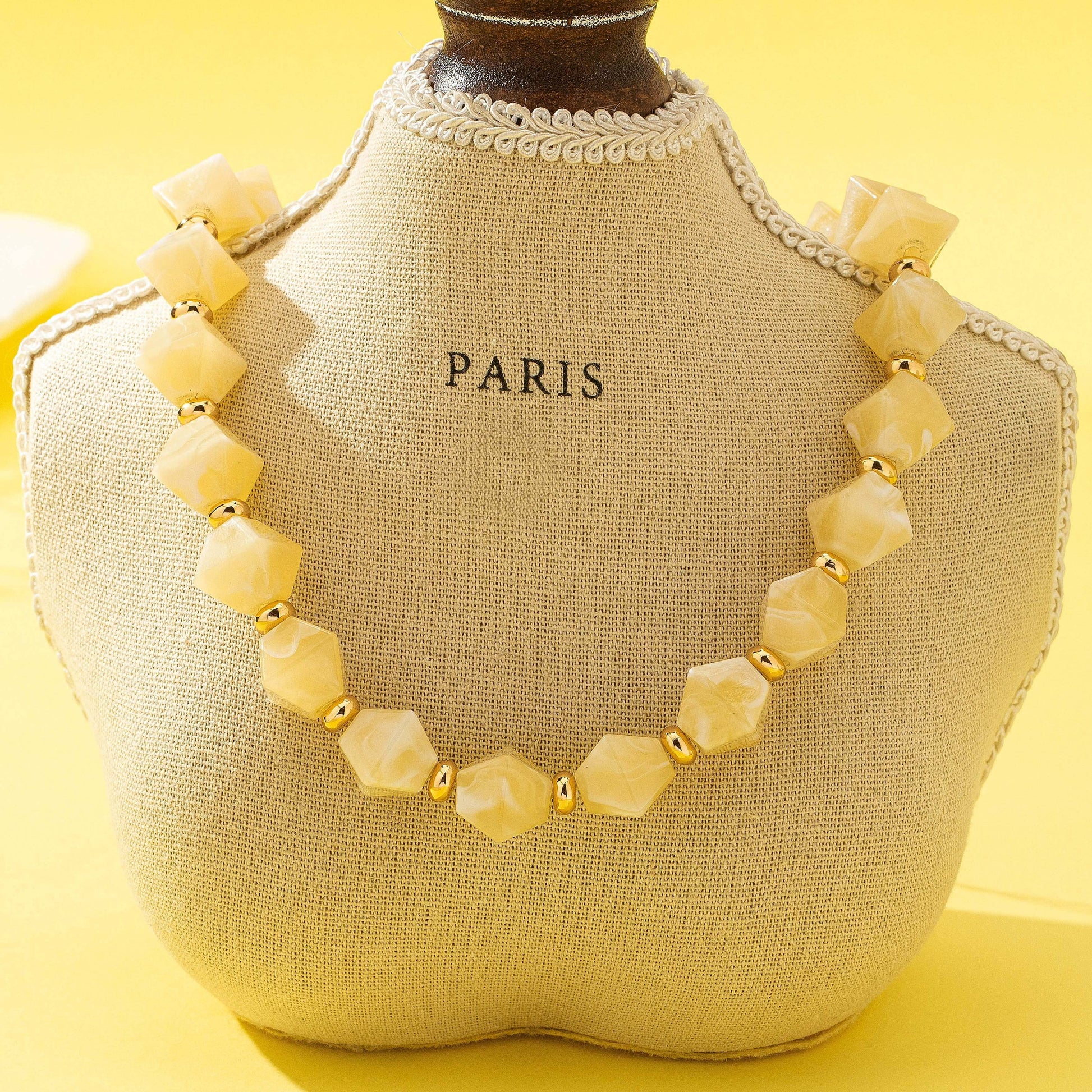 Faceted Resin Briolette Necklaces