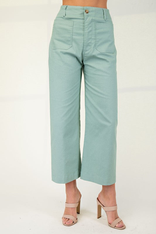 Ankle Cropped Summer Pants