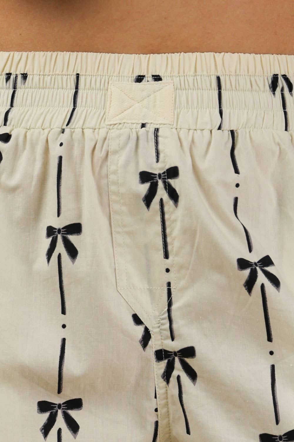 Bow Printed Boxer Shorts