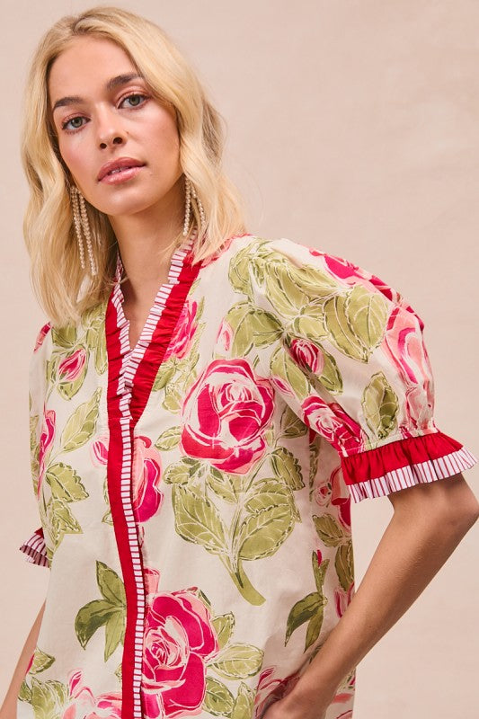 Take Me To The Garden Blouse