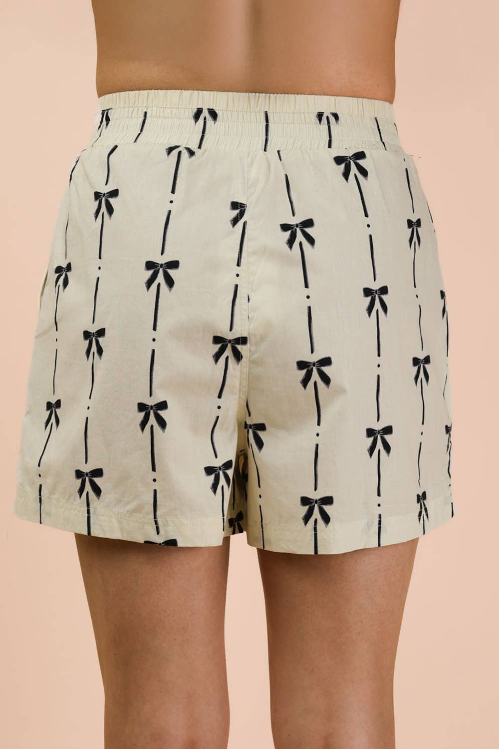 Bow Printed Boxer Shorts