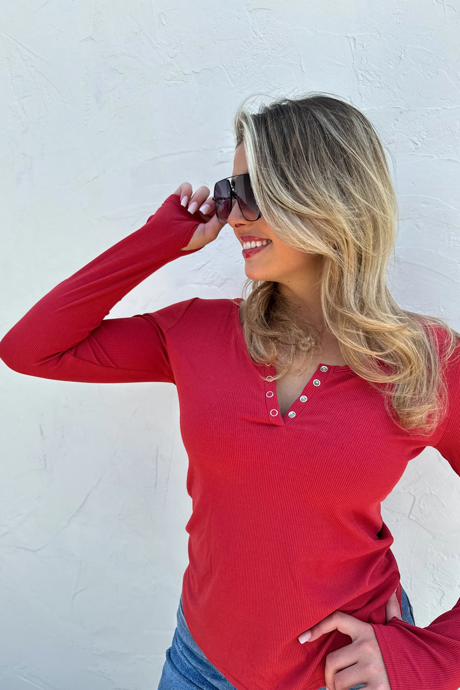 Fall Brooklyn Snap Henley Top - Multiple Colors!!!!