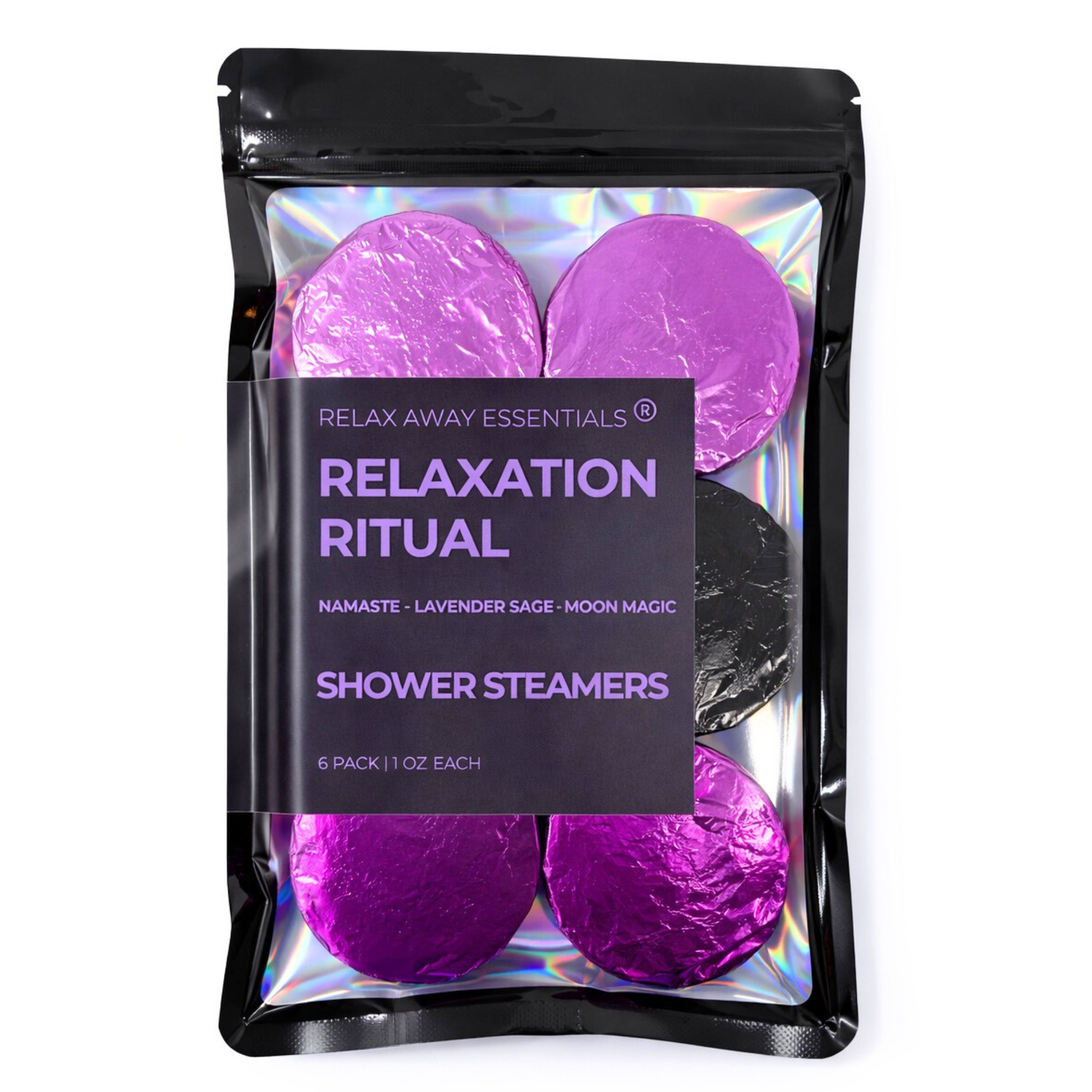 Relaxation - Shower Steamers 6 Pack - Made in USA - Lavender