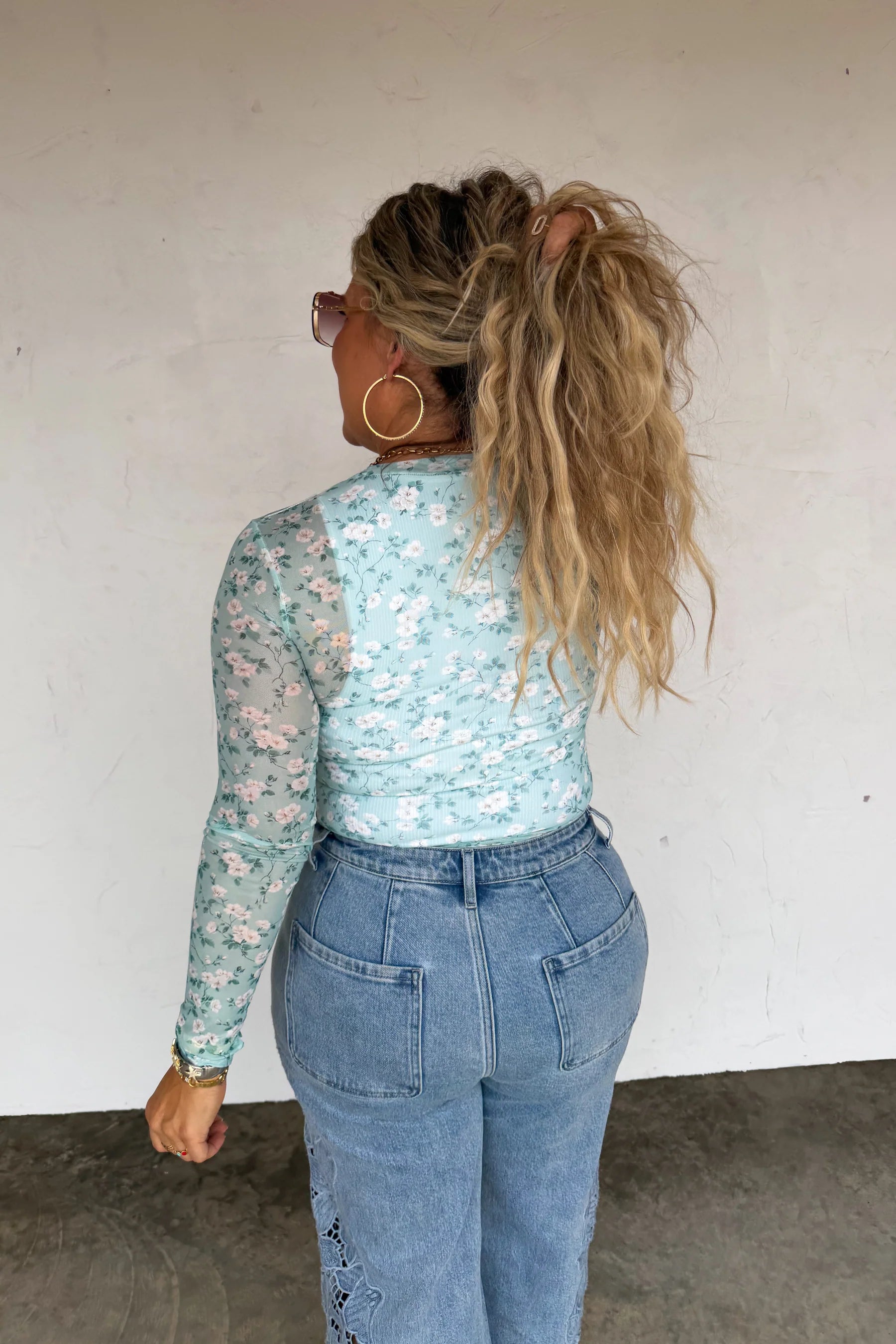 PREORDER- SPRING DRESS IT UP MESH TOPS - BLAKELEY