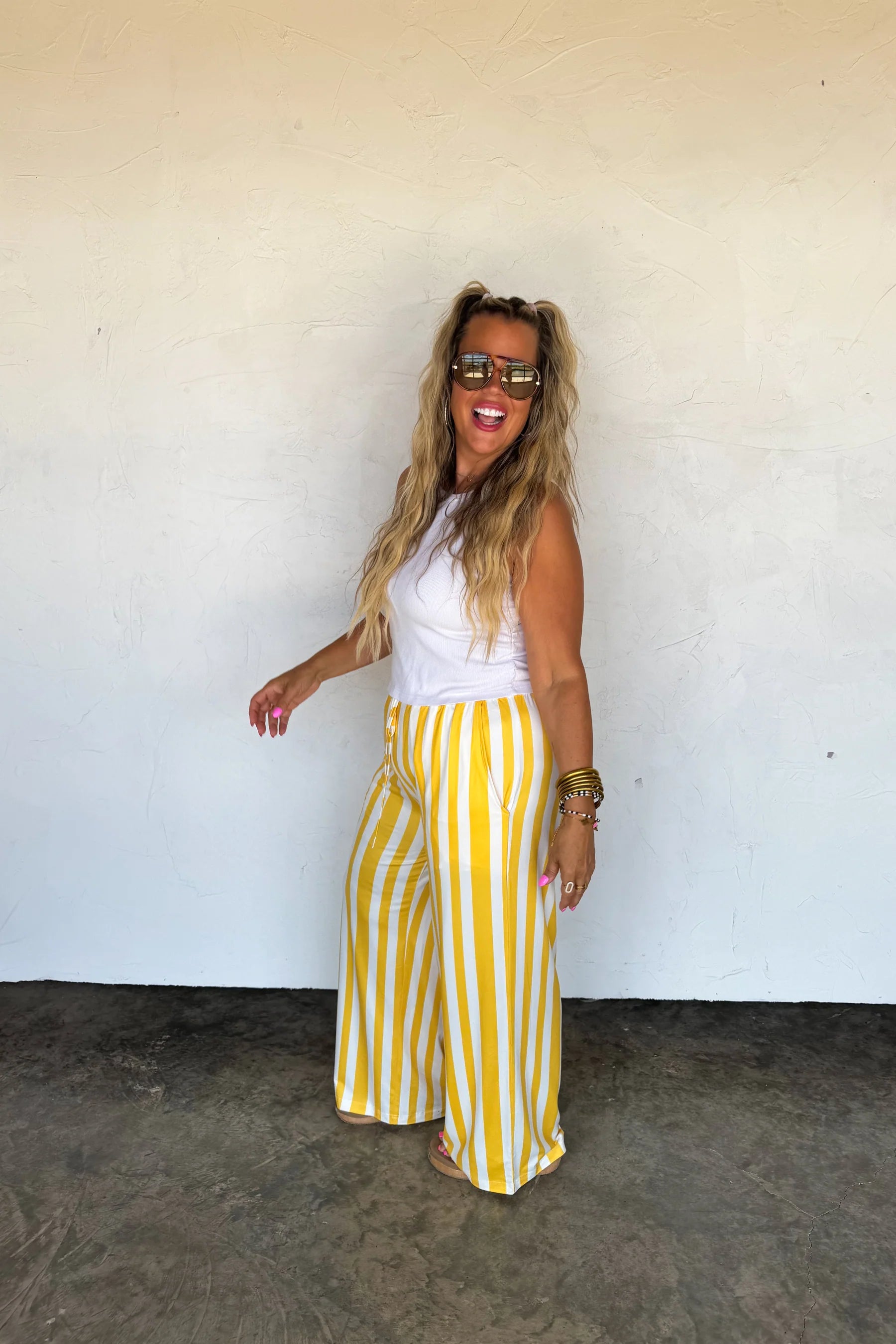 PREORDER- GAME DAY HADDIE WIDE LEG PANTS