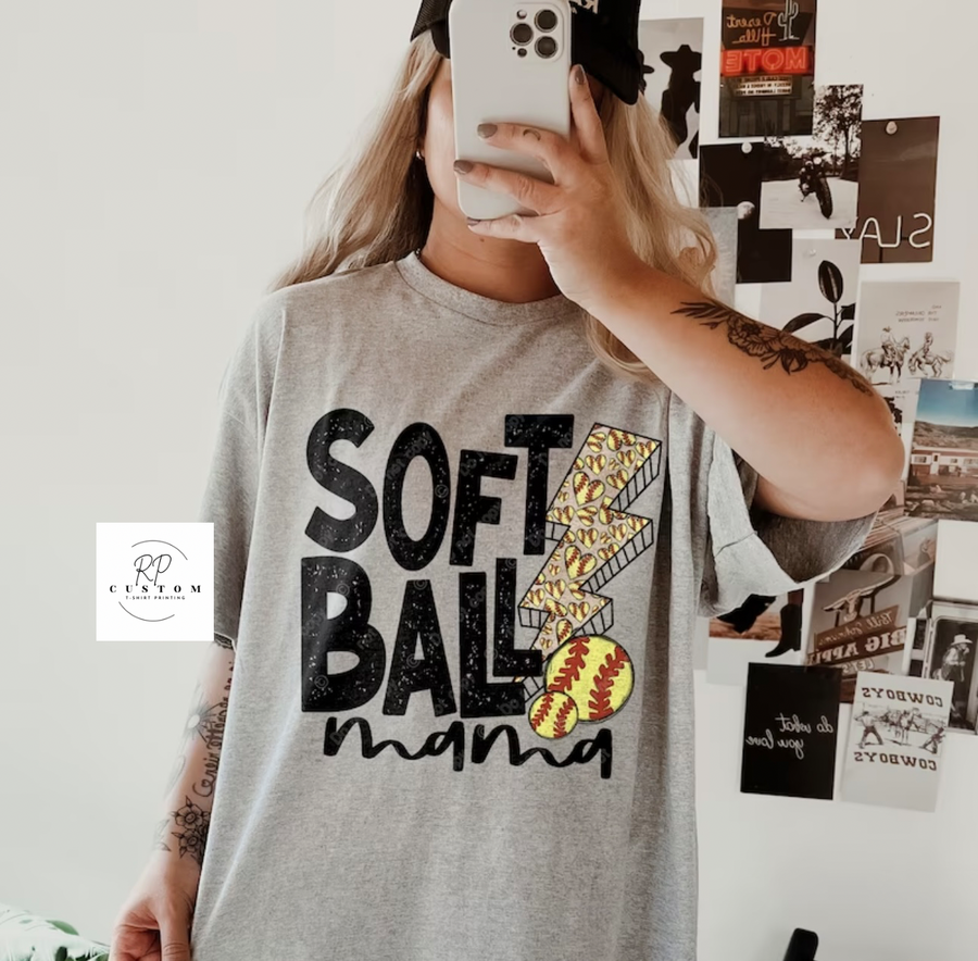 Soft Ball Mama Tee