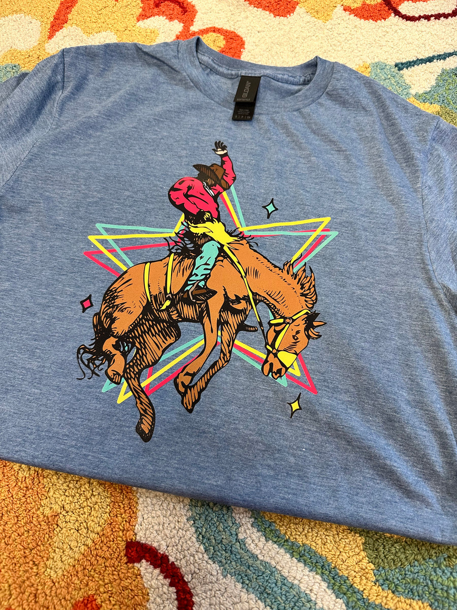 Pink Rodeo Horse Tee