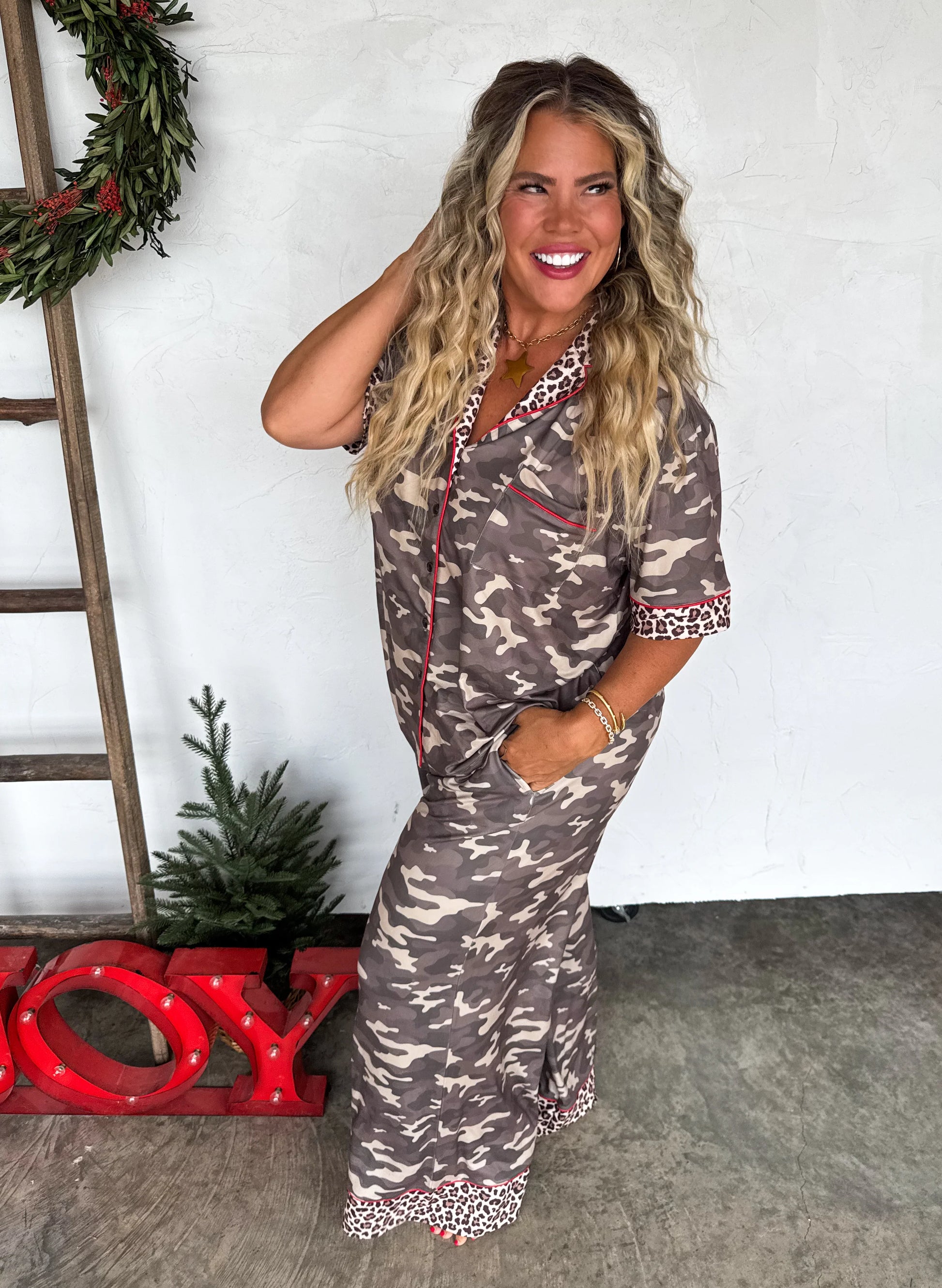 PREORDER*** Camouflage Luxe PJ Sets
