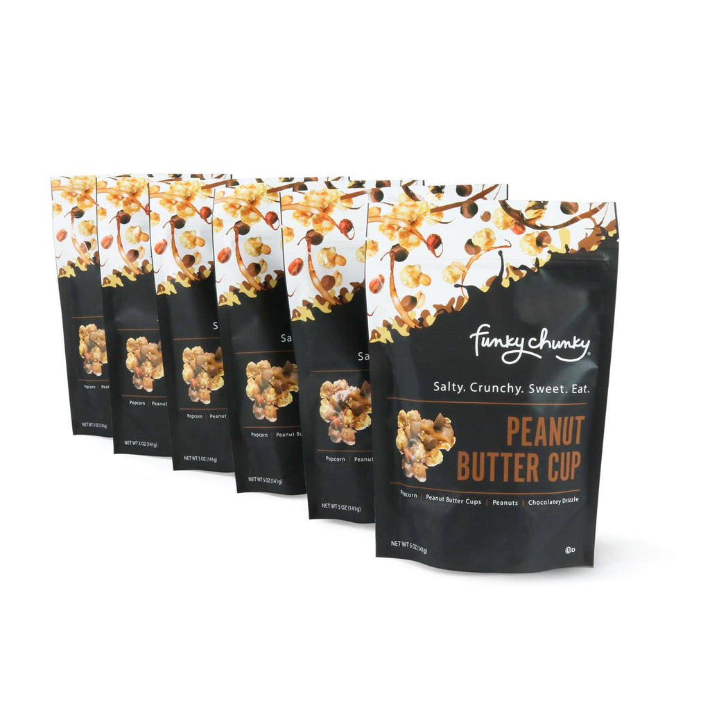 Peanut Butter Cup | Caramel Corn Choco Popcorn | 5oz bags