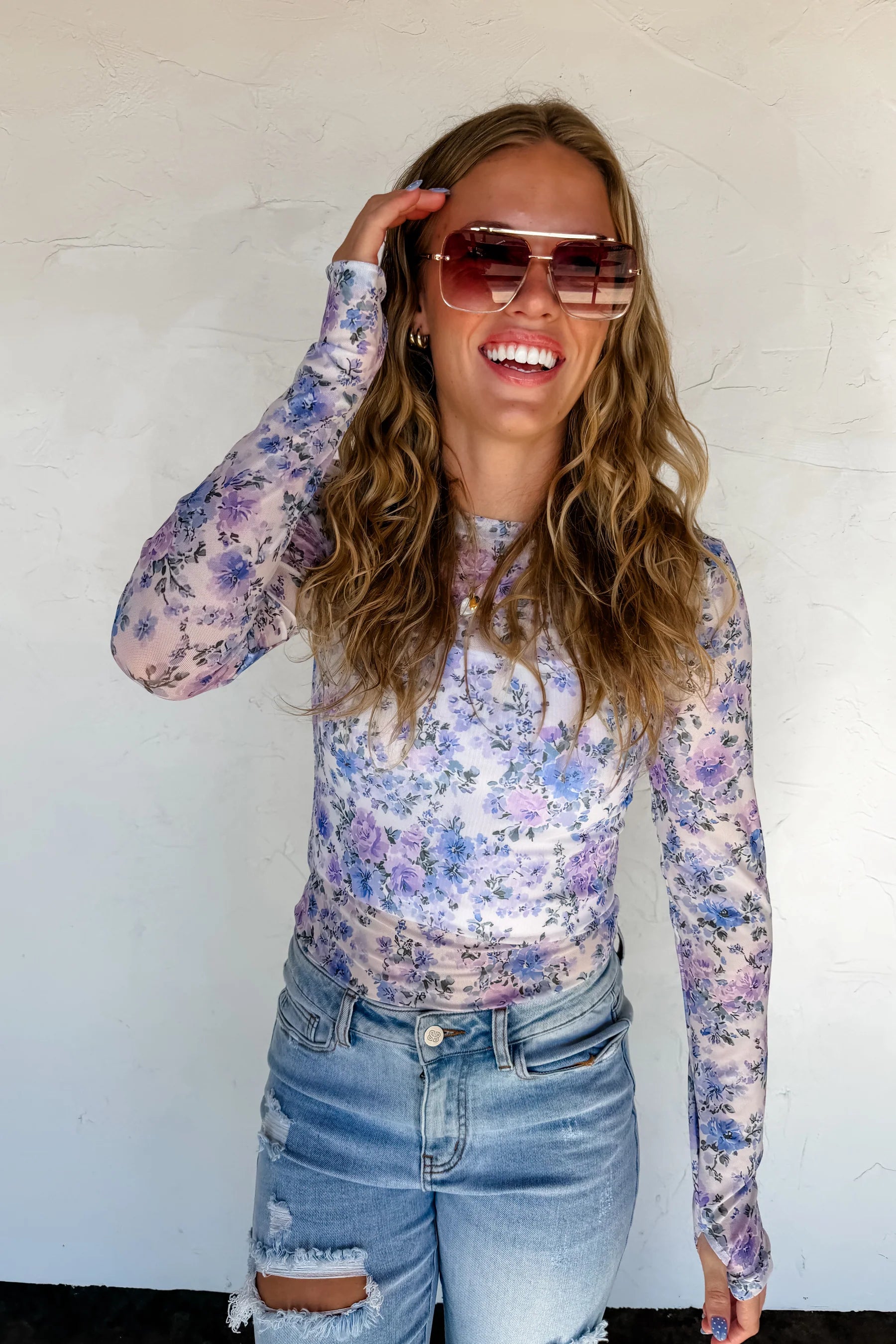 PREORDER- SPRING DRESS IT UP MESH TOPS - BLAKELEY