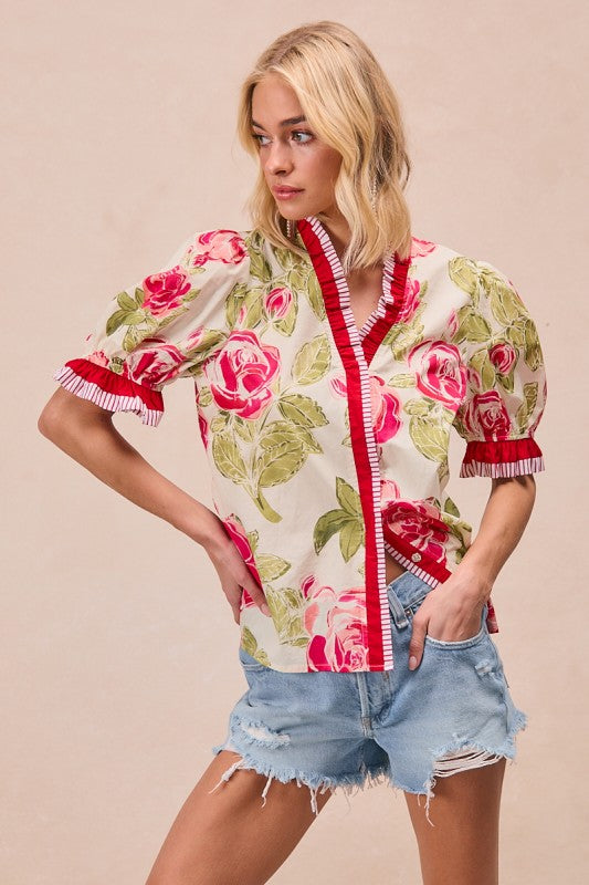 Take Me To The Garden Blouse