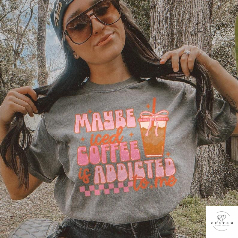 Iced Coffee is Addicted To Me Graphic Tee