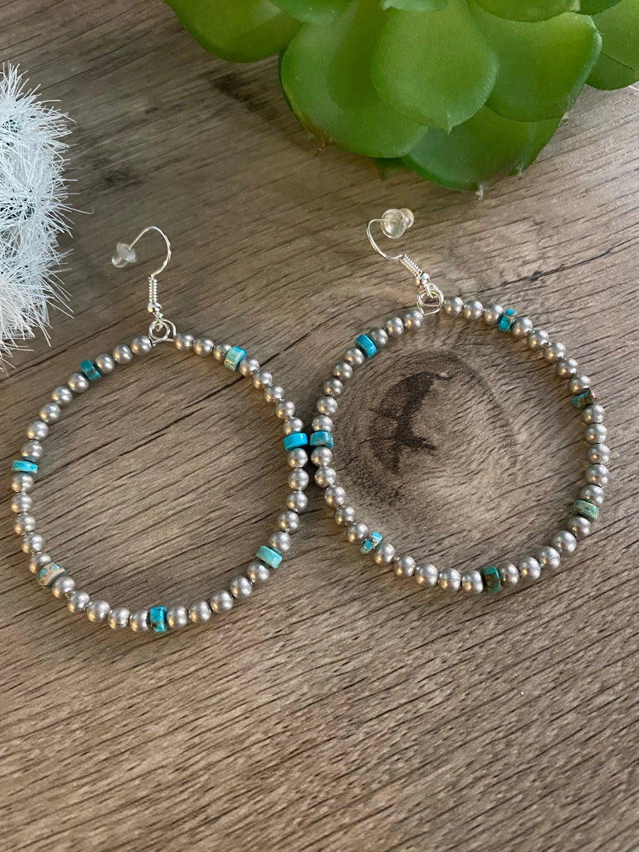 Dakota Turquoise Hoops