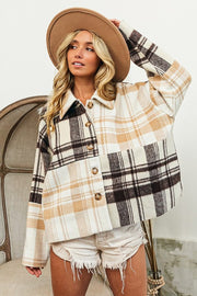 Snowy Girl Plaid Jacket