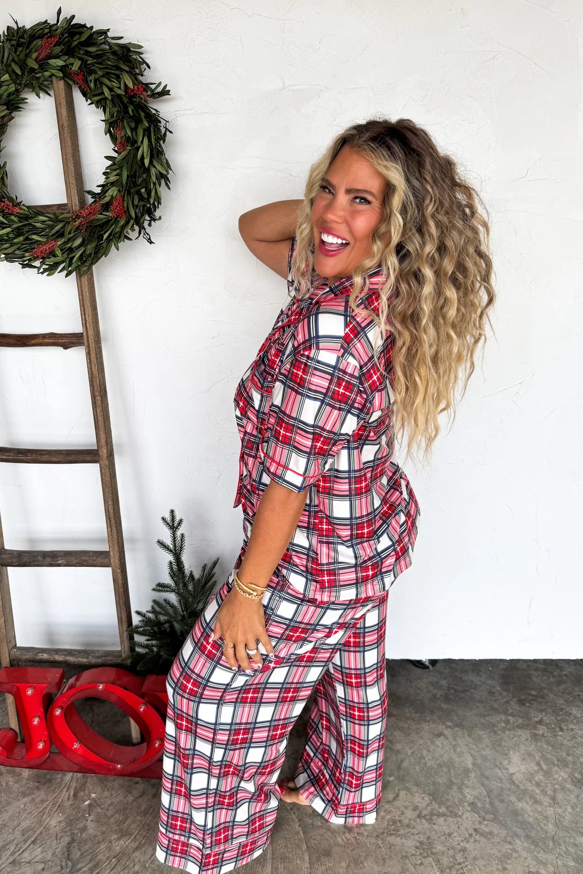 PREORDER*** Plaid Christmas Luxe PJ Sets