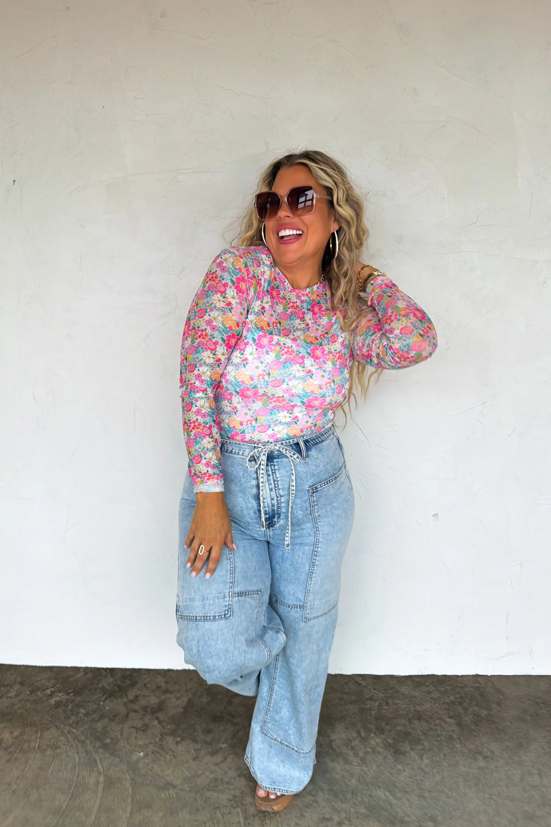 PREORDER- SPRING DRESS IT UP MESH TOPS - BLAKELEY