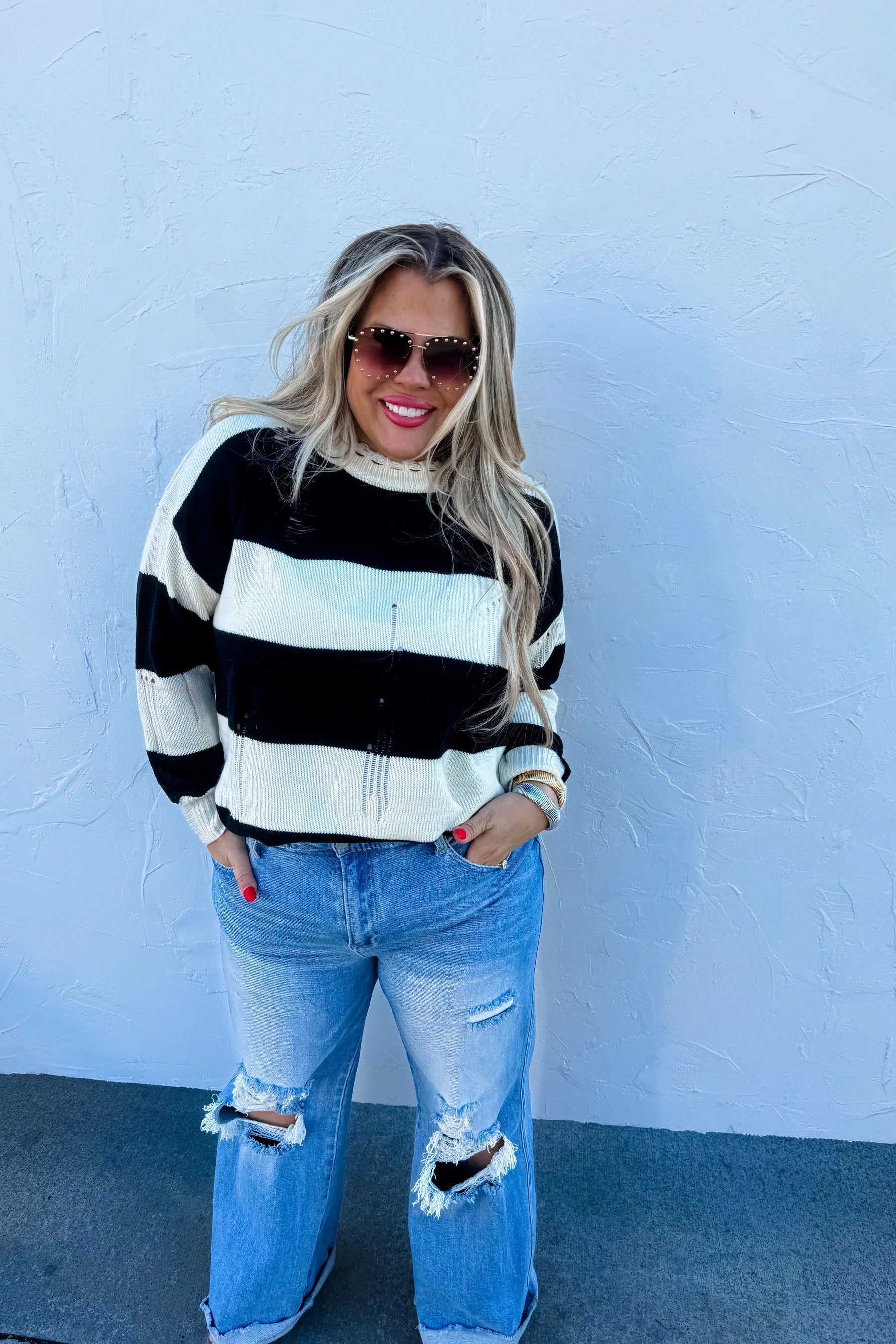 Finley Spring Striped Tops - 3 Colors!