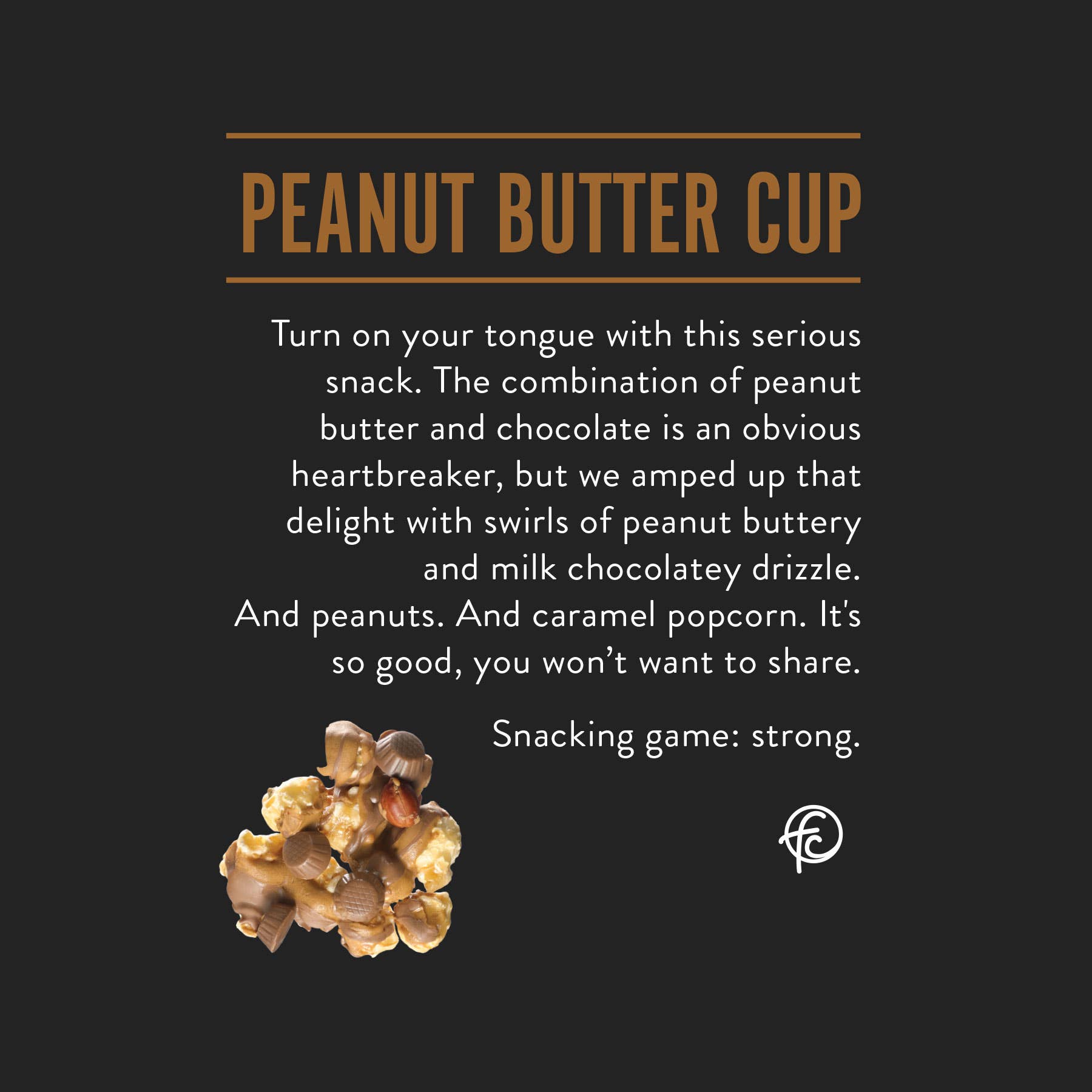 Peanut Butter Cup | Caramel Corn Choco Popcorn | 5oz bags
