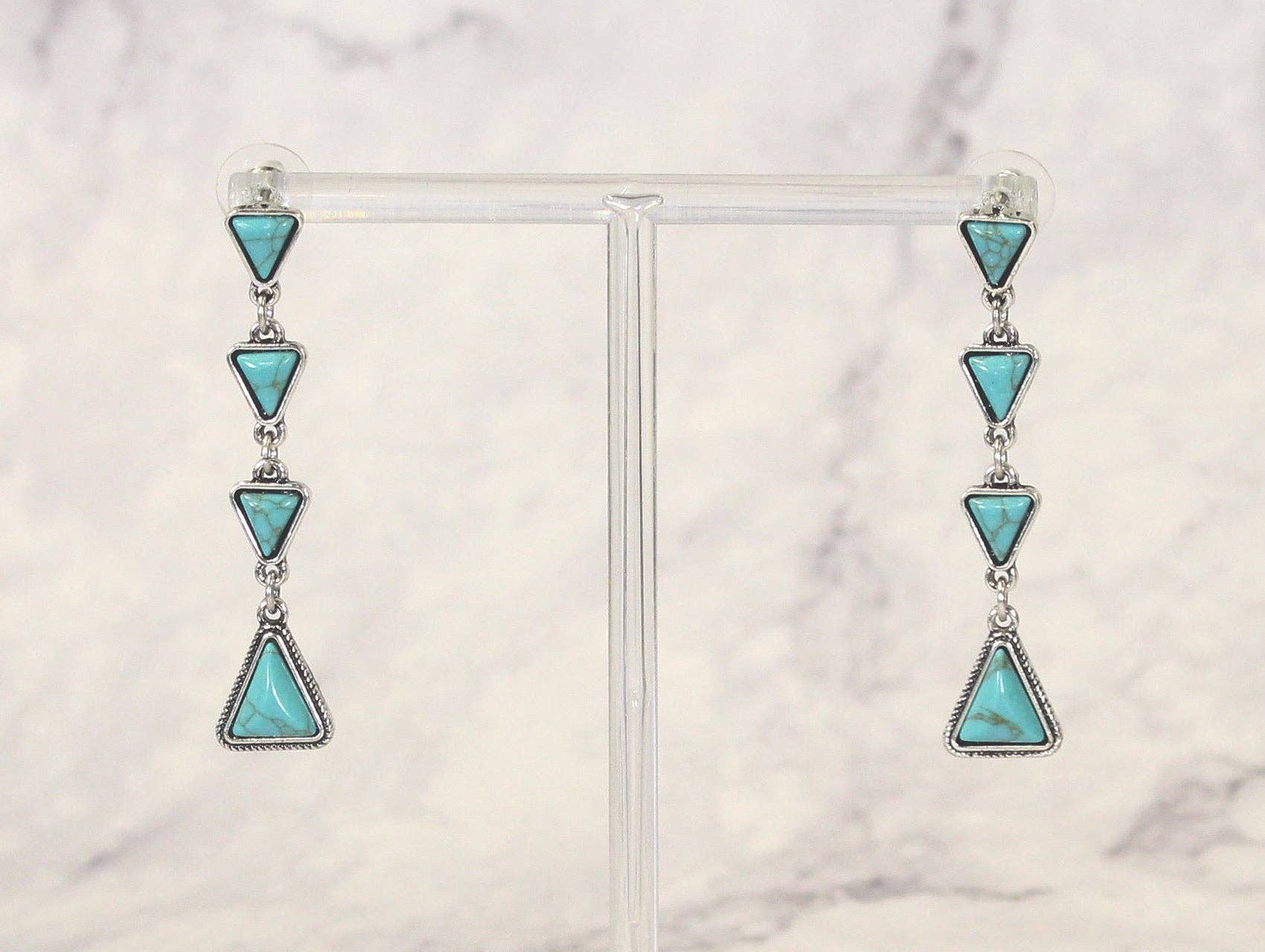 Turquoise Dangle Drop Earrings