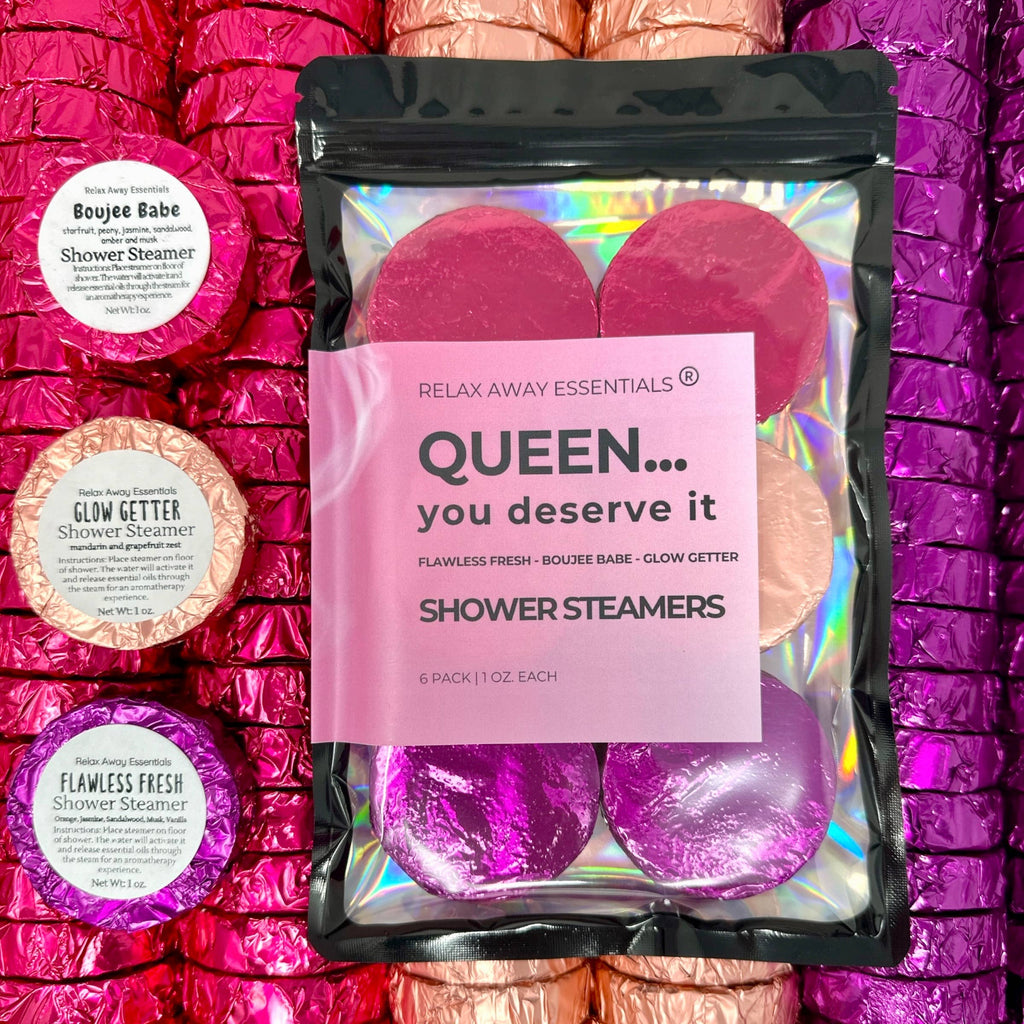 Queen - Shower Steamers 6 Pack - Made in USA - Spa Tablets