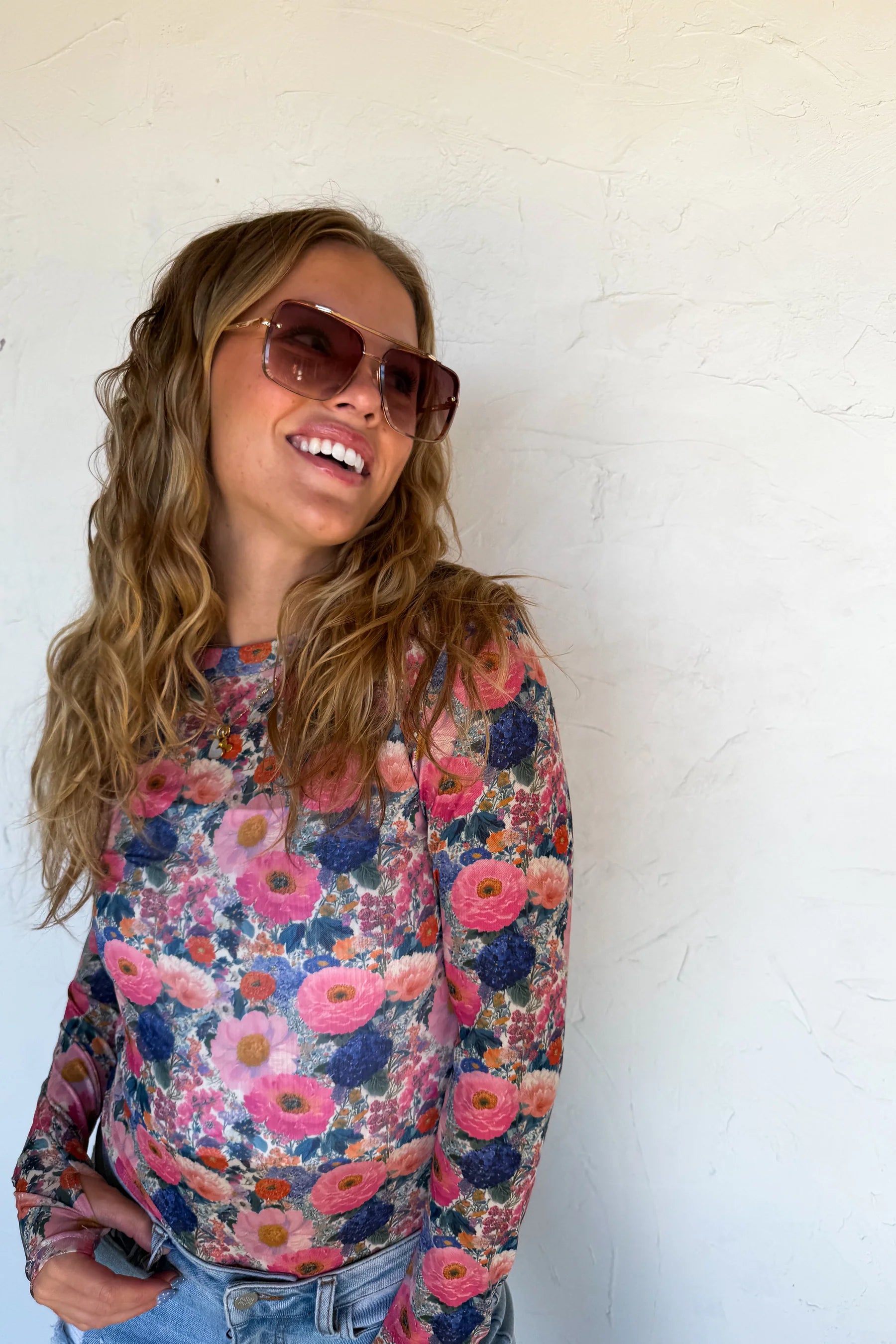 PREORDER- SPRING DRESS IT UP MESH TOPS - BLAKELEY