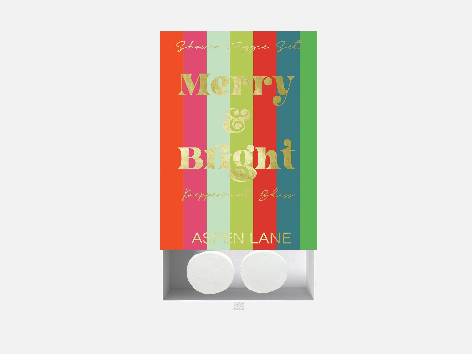 Merry & Bright Holiday Christmas Shower Steamer Set Stocking