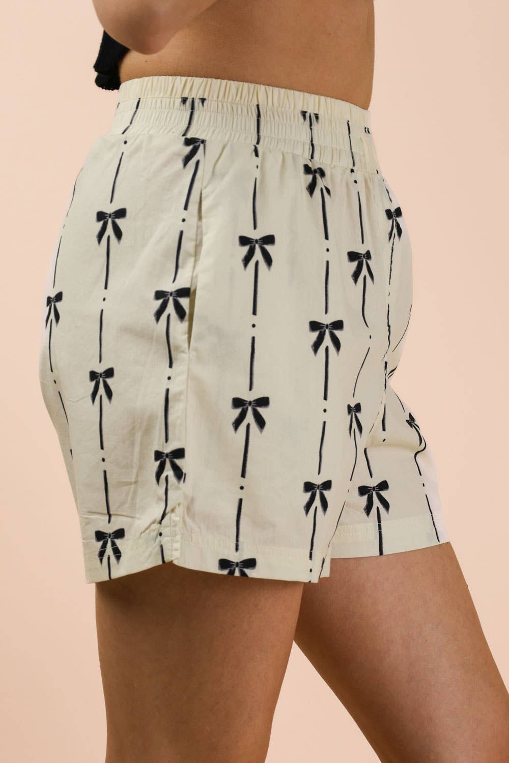 Bow Printed Boxer Shorts