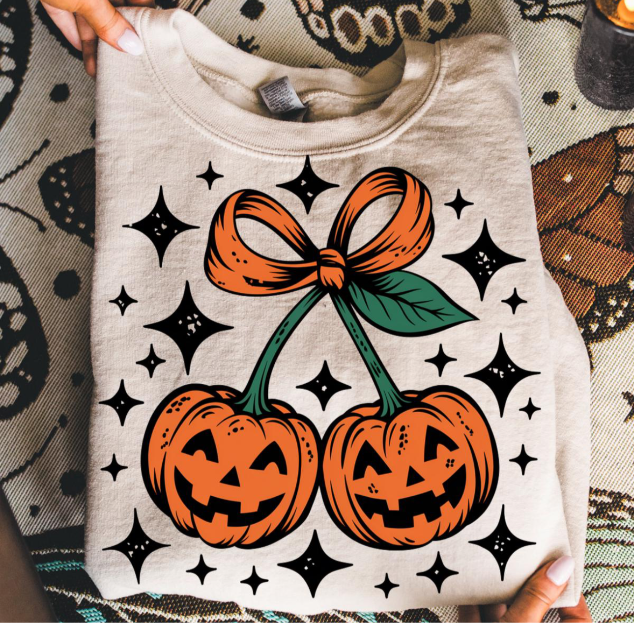 Spooky Pumpkin's Graphic Sweatshirt & T-shirt